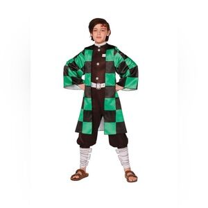 Demon Slayer Halloween Boyโs Costume